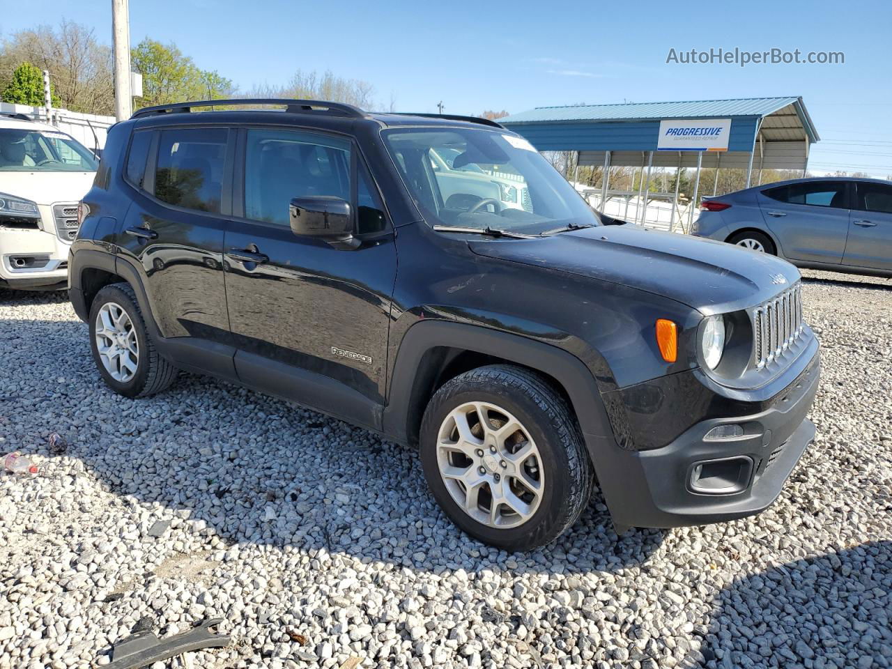 2018 Jeep Renegade Latitude Black vin: ZACCJABB7JPJ21888