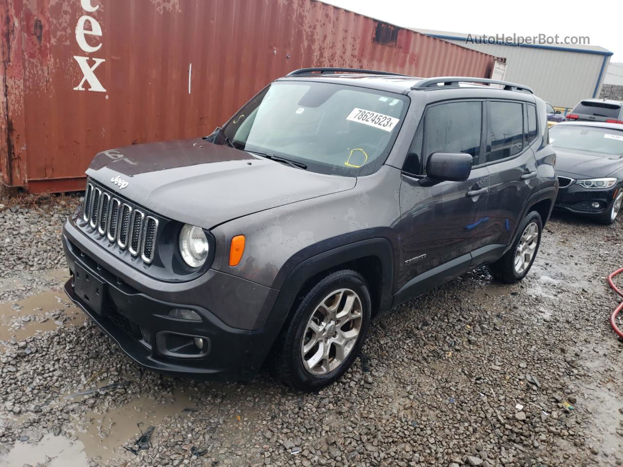 2018 Jeep Renegade Latitude Gray vin: ZACCJABB7JPJ39906