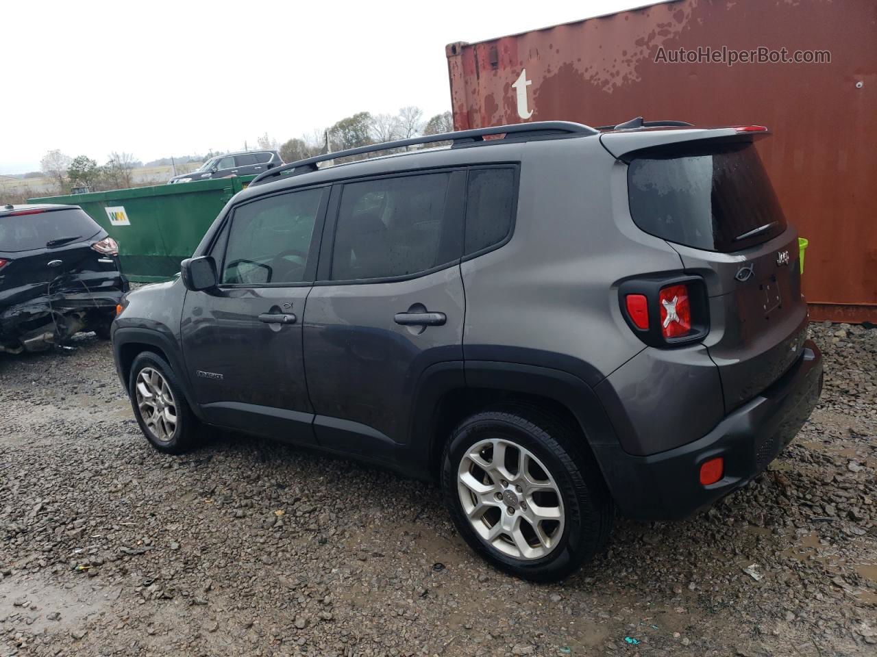 2018 Jeep Renegade Latitude Gray vin: ZACCJABB7JPJ39906