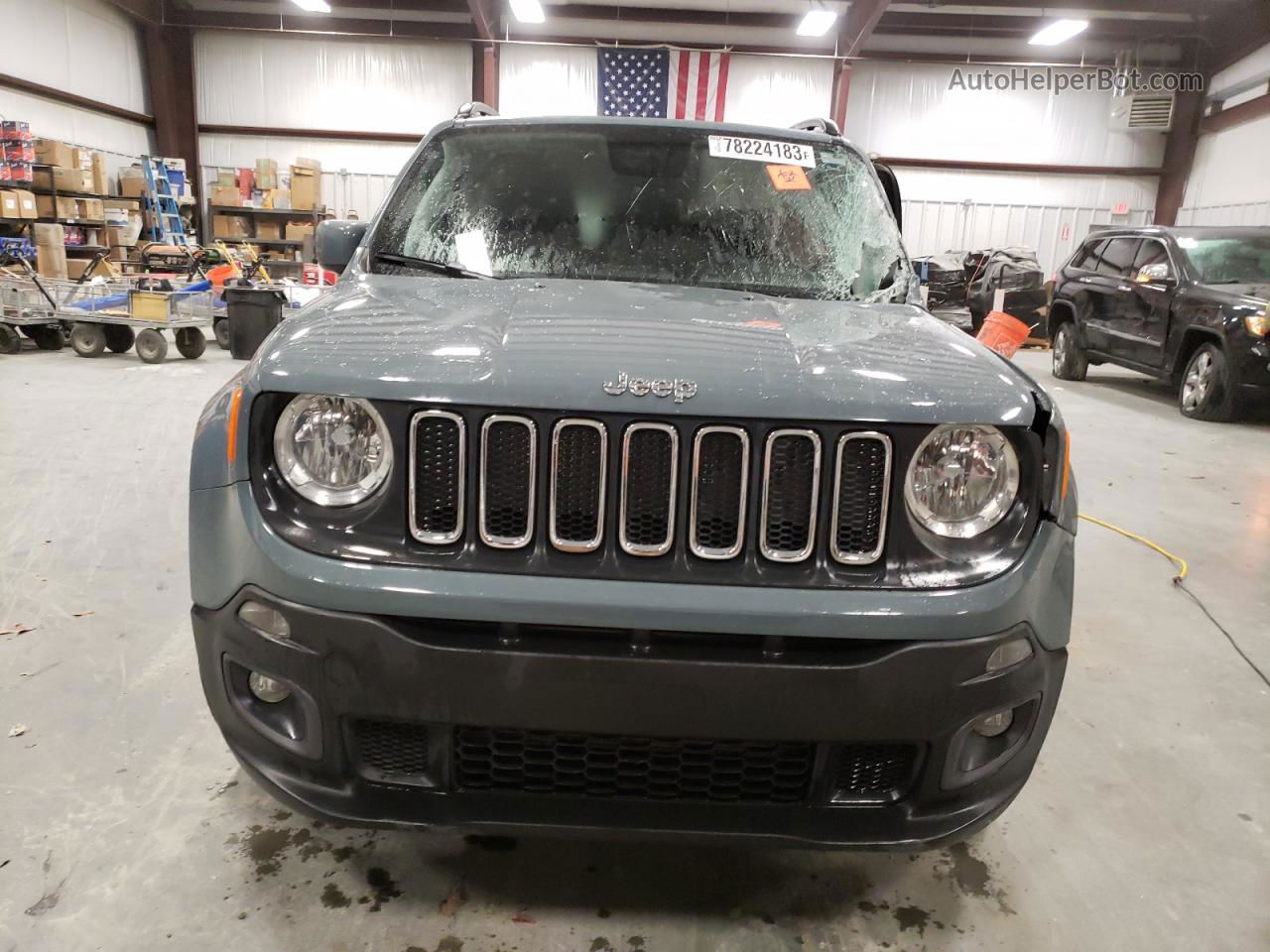 2018 Jeep Renegade Latitude Gray vin: ZACCJABB7JPJ40604