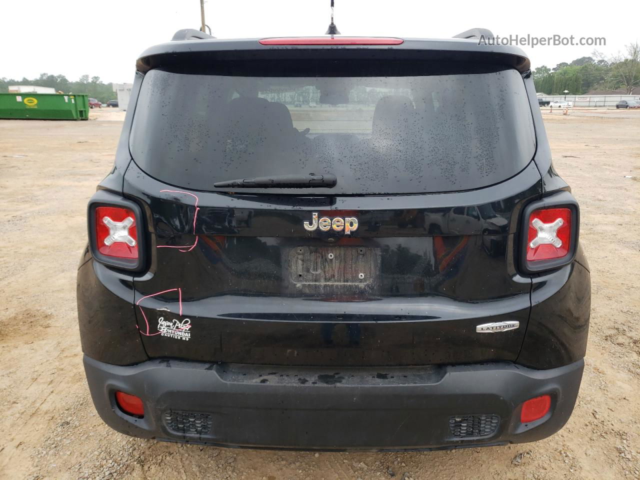 2017 Jeep Renegade Latitude Black vin: ZACCJABB8HPF57131