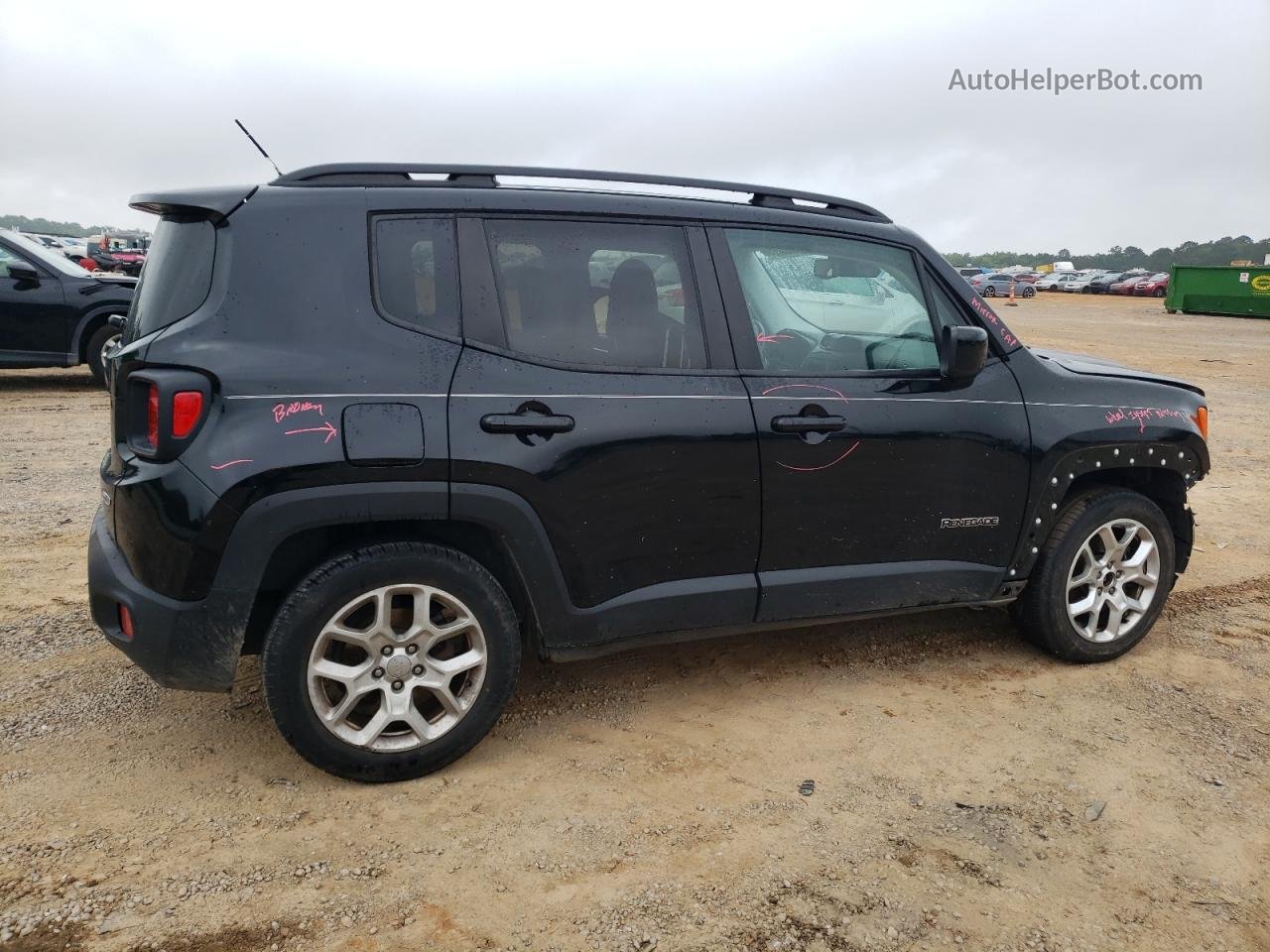 2017 Jeep Renegade Latitude Black vin: ZACCJABB8HPF57131