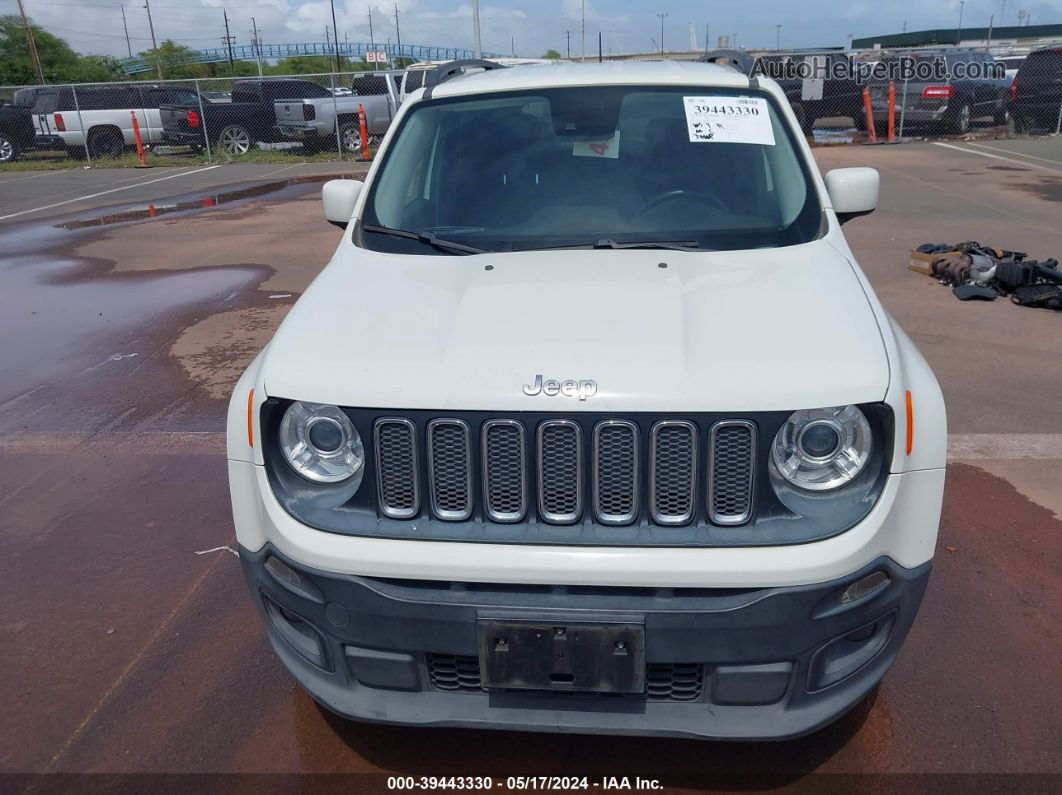 2017 Jeep Renegade Latitude Fwd White vin: ZACCJABB8HPF76598