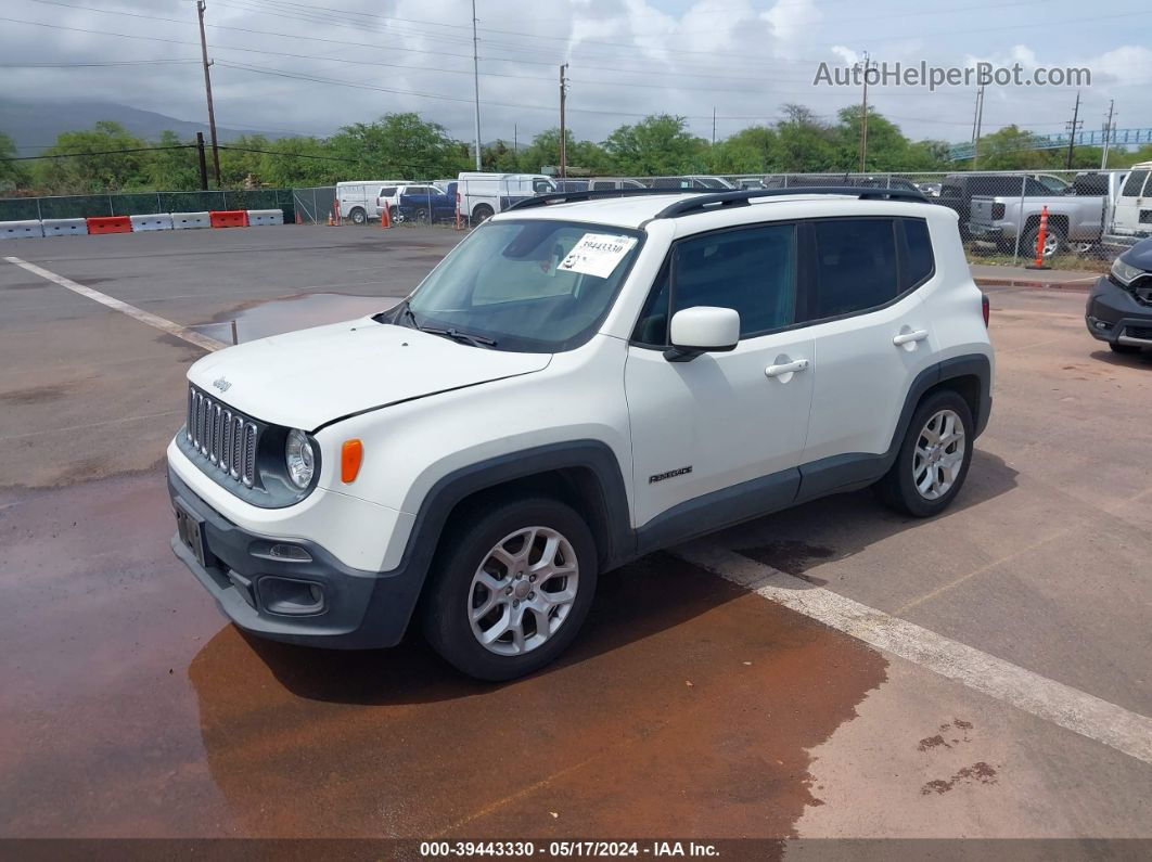 2017 Jeep Renegade Latitude Fwd White vin: ZACCJABB8HPF76598