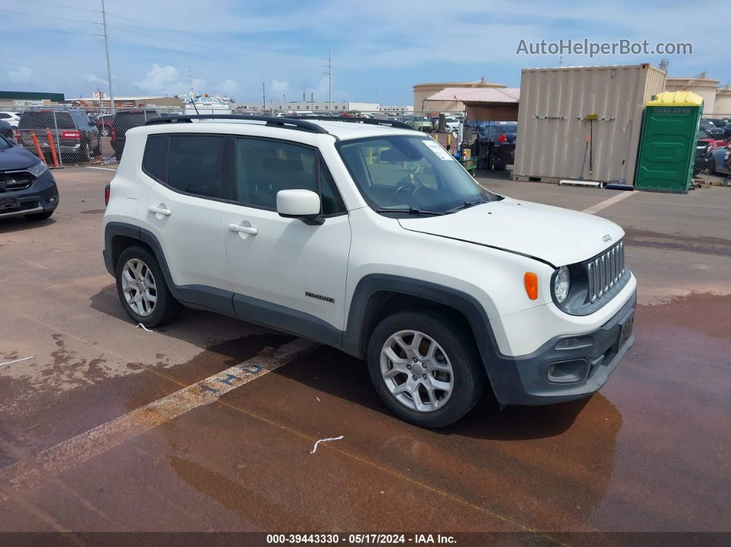 2017 Jeep Renegade Latitude Fwd White vin: ZACCJABB8HPF76598