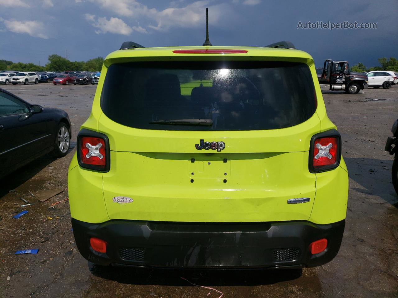 2017 Jeep Renegade Latitude Green vin: ZACCJABB8HPG47055