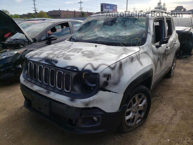 2018 Jeep Renegade Latitude White vin: ZACCJABB8JPG81017