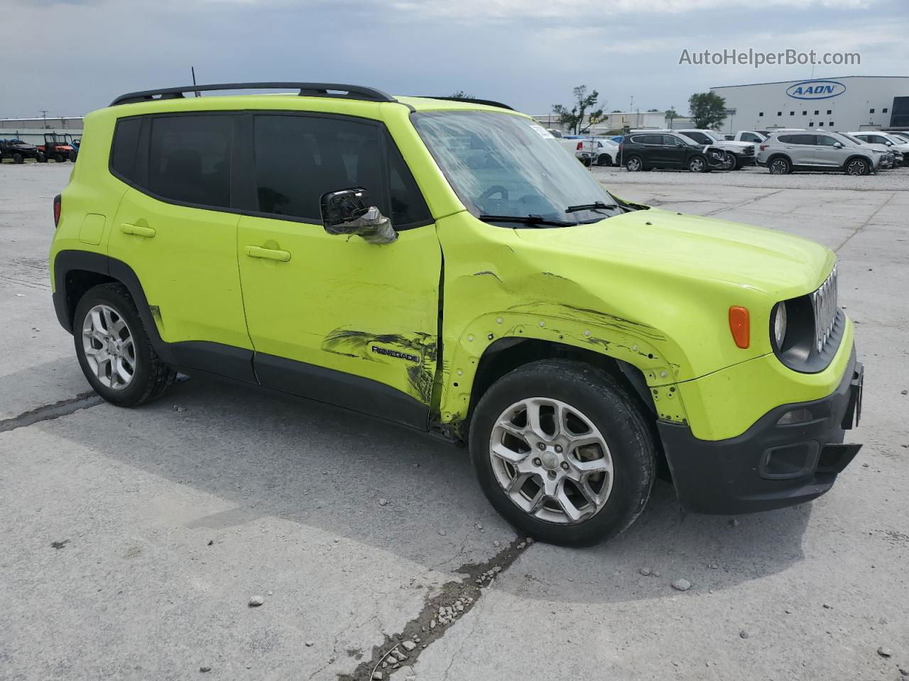 2018 Jeep Renegade Latitude Green vin: ZACCJABB8JPH63541