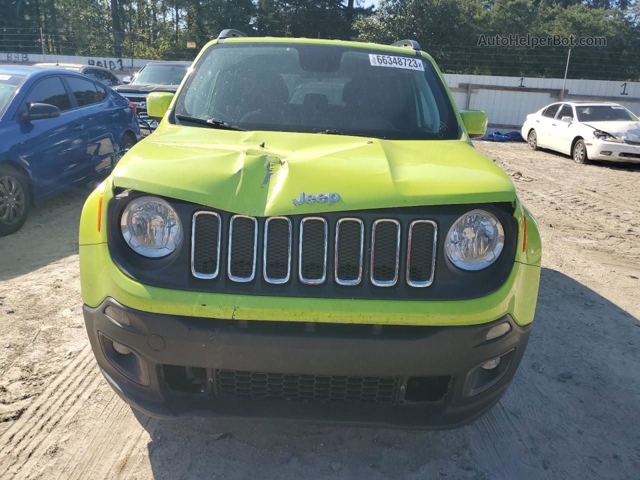 2018 Jeep Renegade Latitude Green vin: ZACCJABB8JPH99889