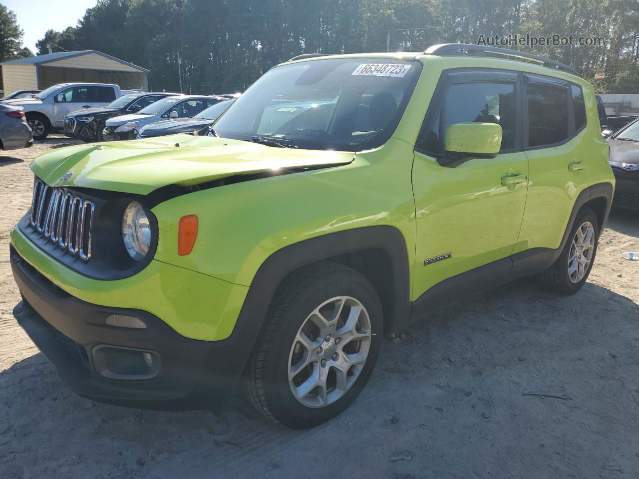 2018 Jeep Renegade Latitude Green vin: ZACCJABB8JPH99889