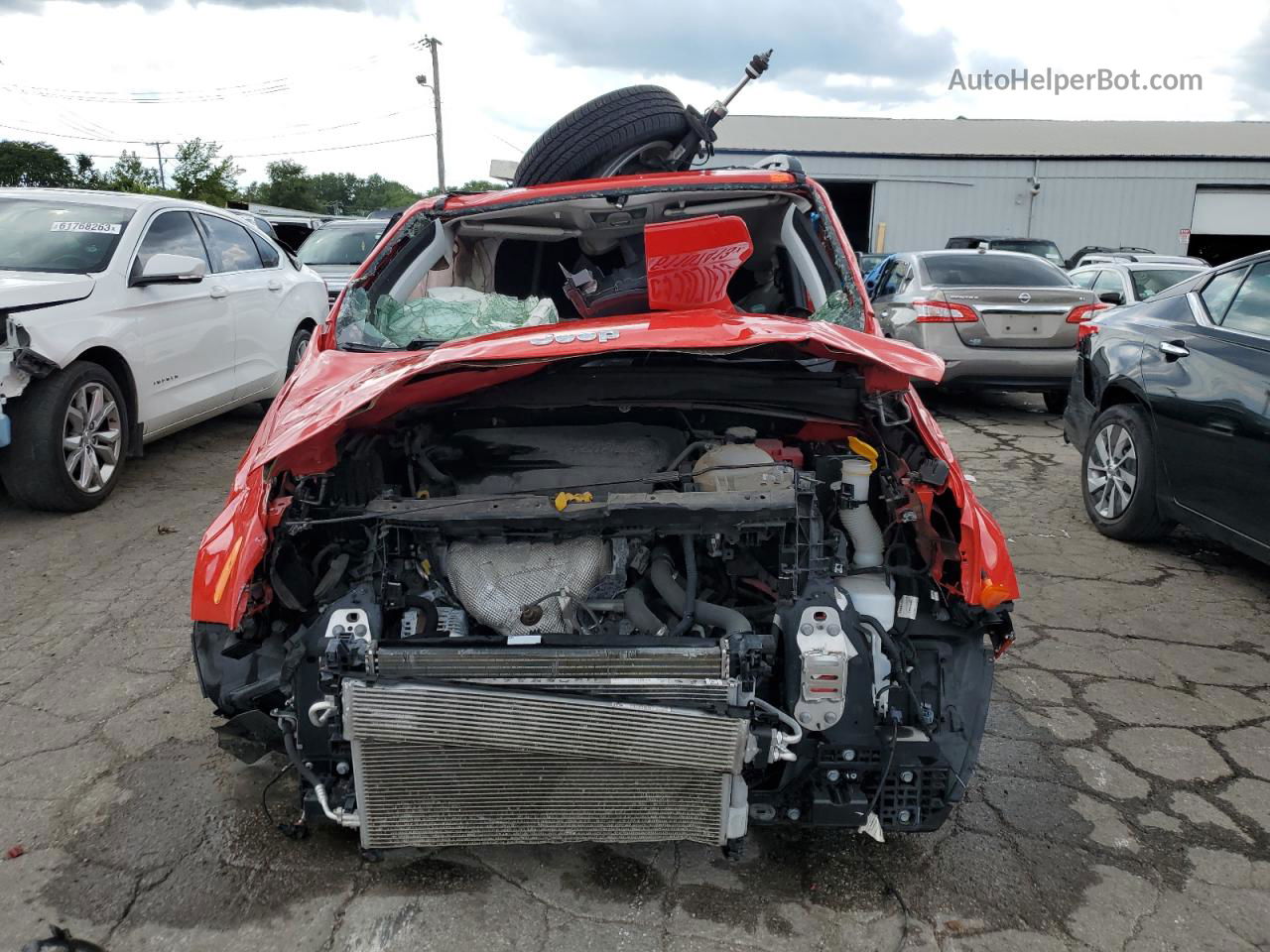 2018 Jeep Renegade Latitude Красный vin: ZACCJABB8JPJ66192