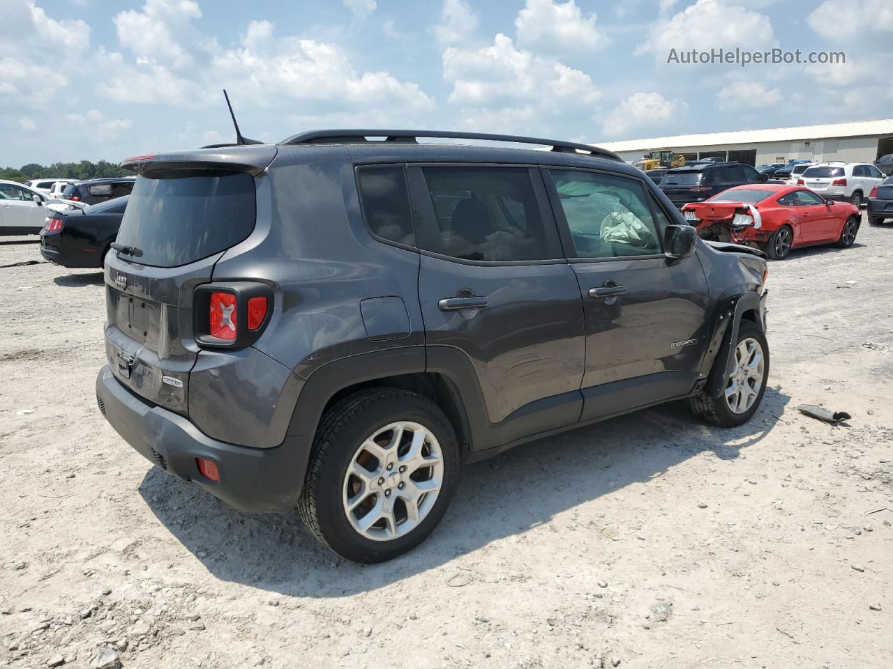 2018 Jeep Renegade Latitude Серый vin: ZACCJABB8JPJ69481