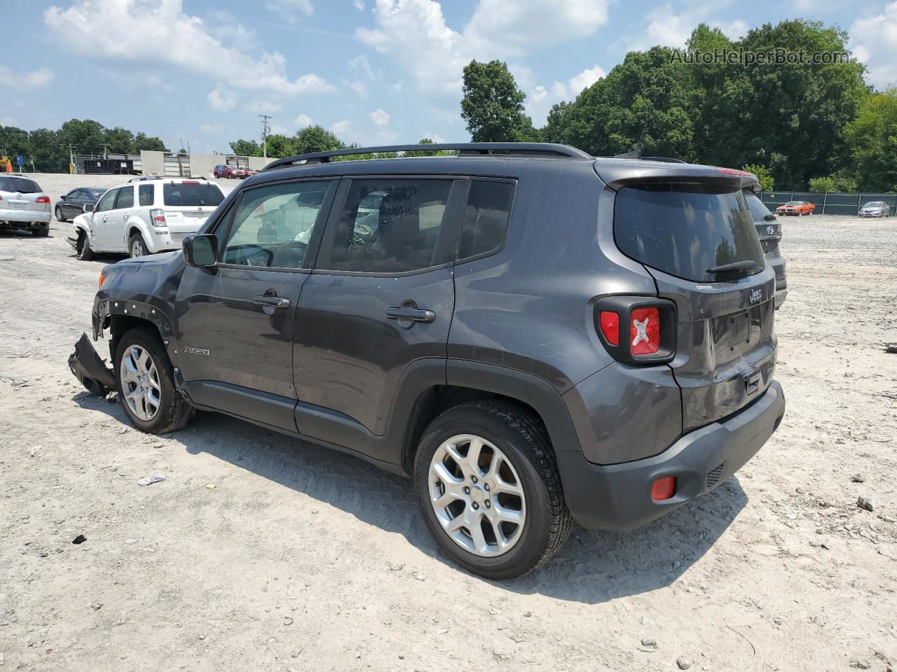 2018 Jeep Renegade Latitude Gray vin: ZACCJABB8JPJ69481