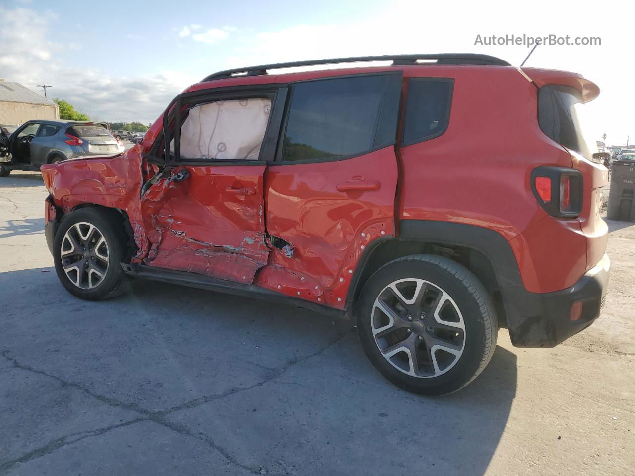 2017 Jeep Renegade Latitude Red vin: ZACCJABB9HPE40271