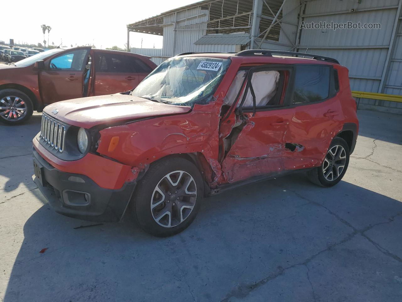 2017 Jeep Renegade Latitude Red vin: ZACCJABB9HPE40271