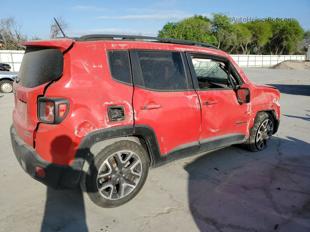 2017 Jeep Renegade Latitude Red vin: ZACCJABB9HPE40271