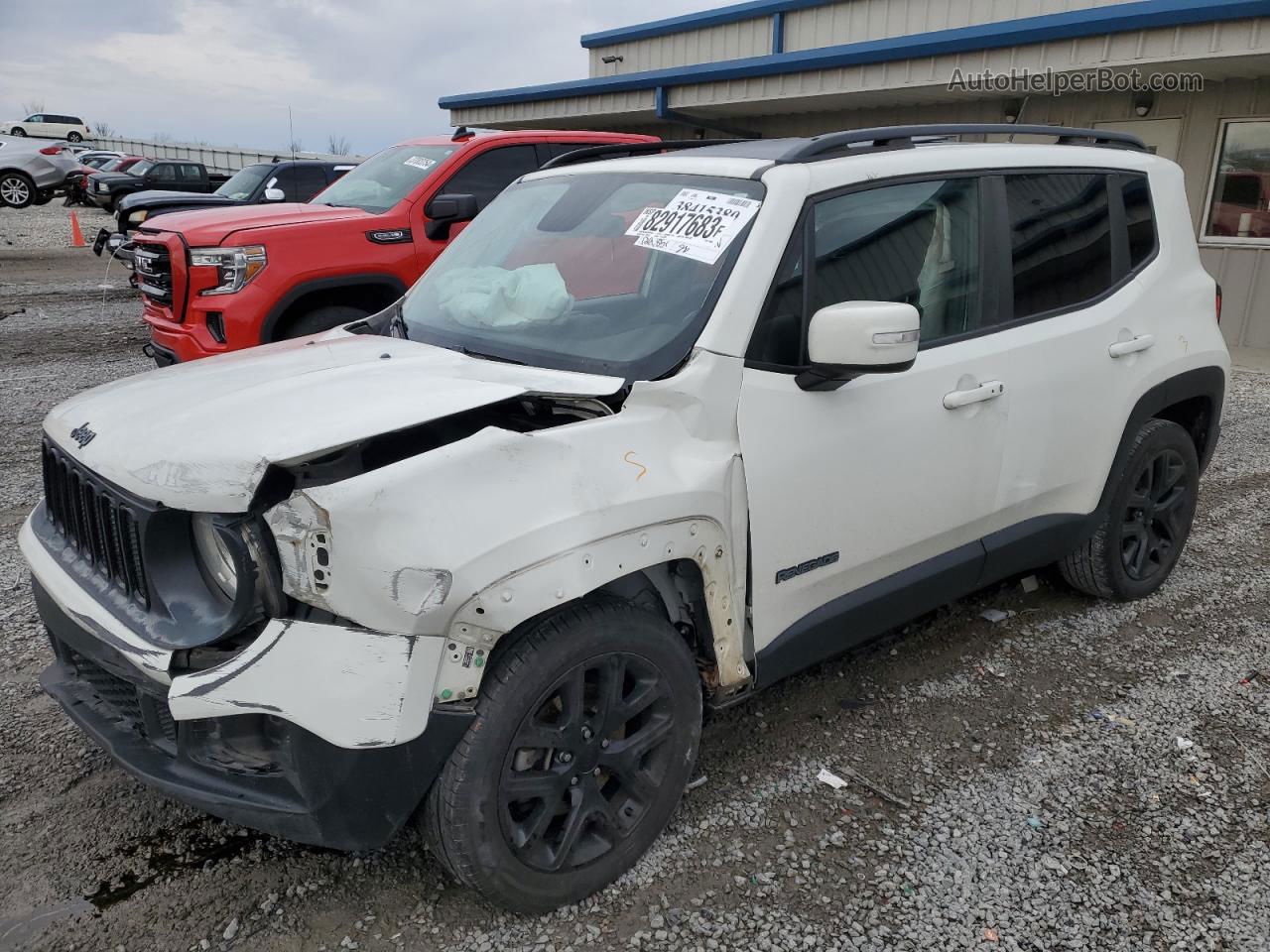 2017 Jeep Renegade Latitude White vin: ZACCJABB9HPF54058