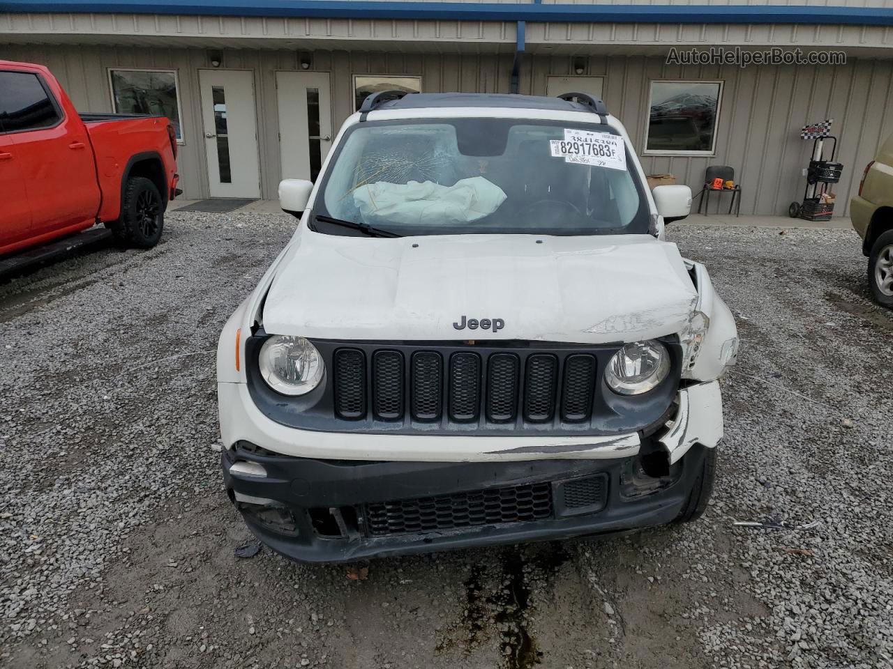 2017 Jeep Renegade Latitude Белый vin: ZACCJABB9HPF54058