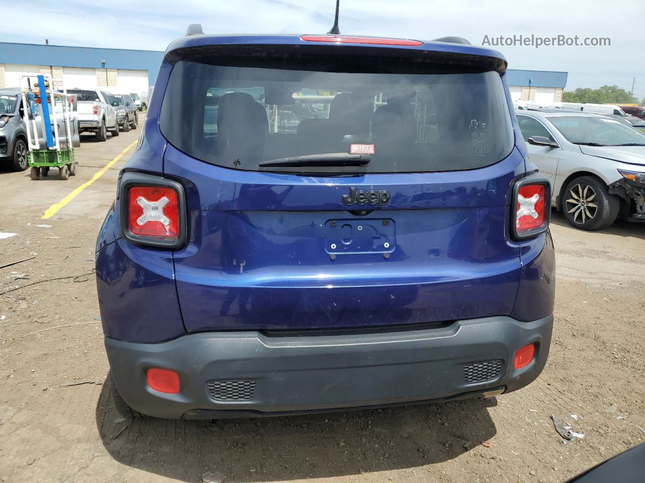 2017 Jeep Renegade Latitude Blue vin: ZACCJABB9HPG38624