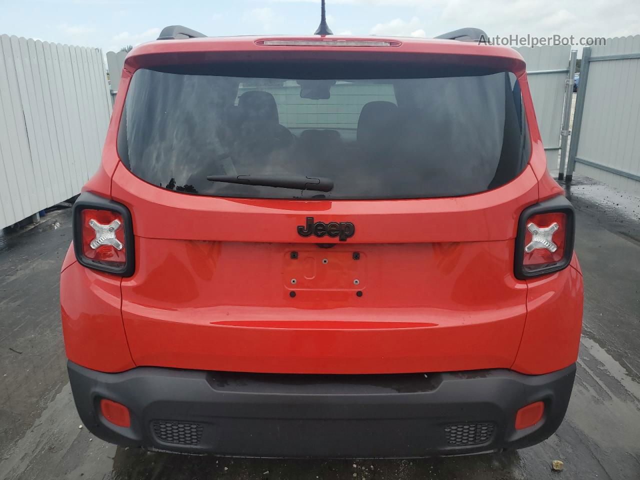 2017 Jeep Renegade Latitude Red vin: ZACCJABB9HPG47128