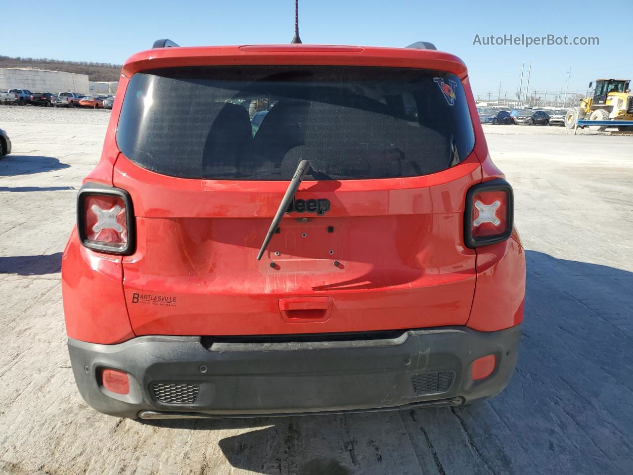 2018 Jeep Renegade Latitude Red vin: ZACCJABB9JPG74397