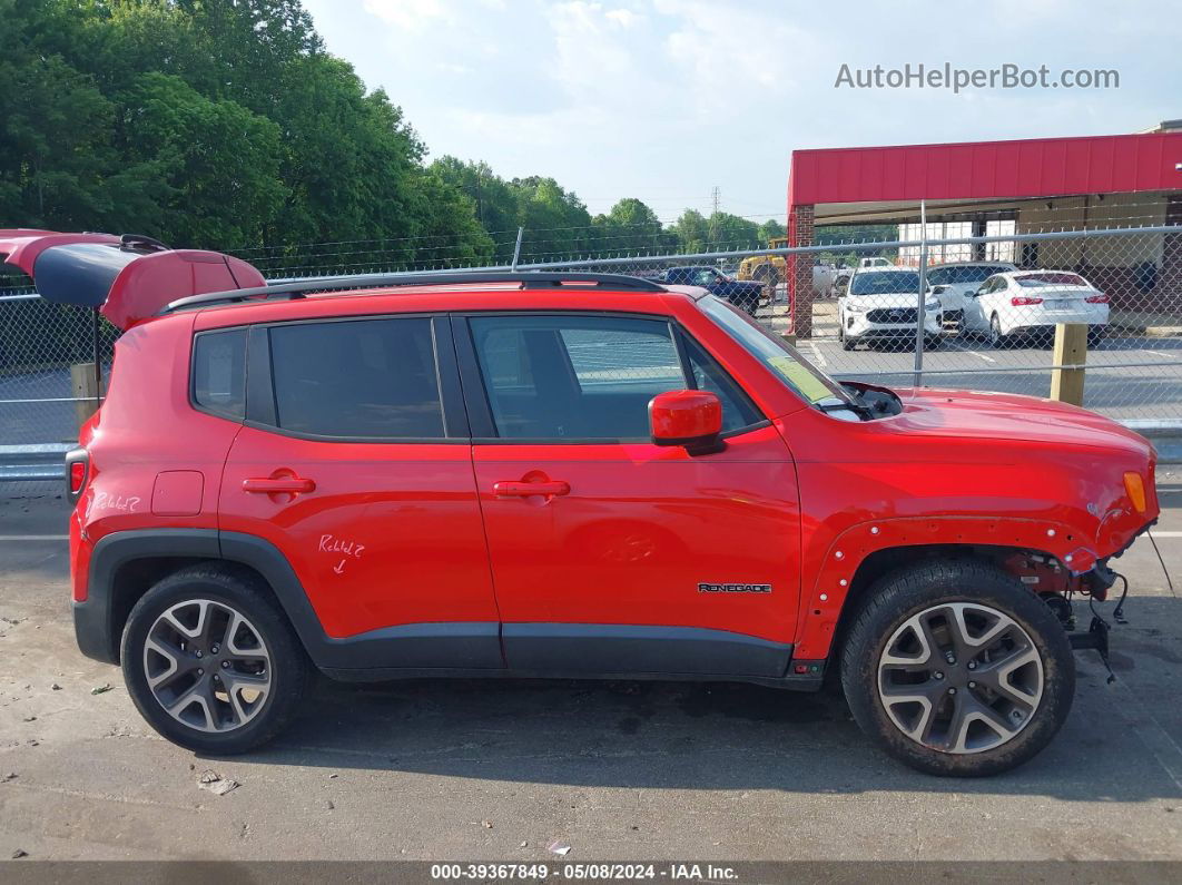 2018 Jeep Renegade Latitude Fwd Red vin: ZACCJABB9JPG80569