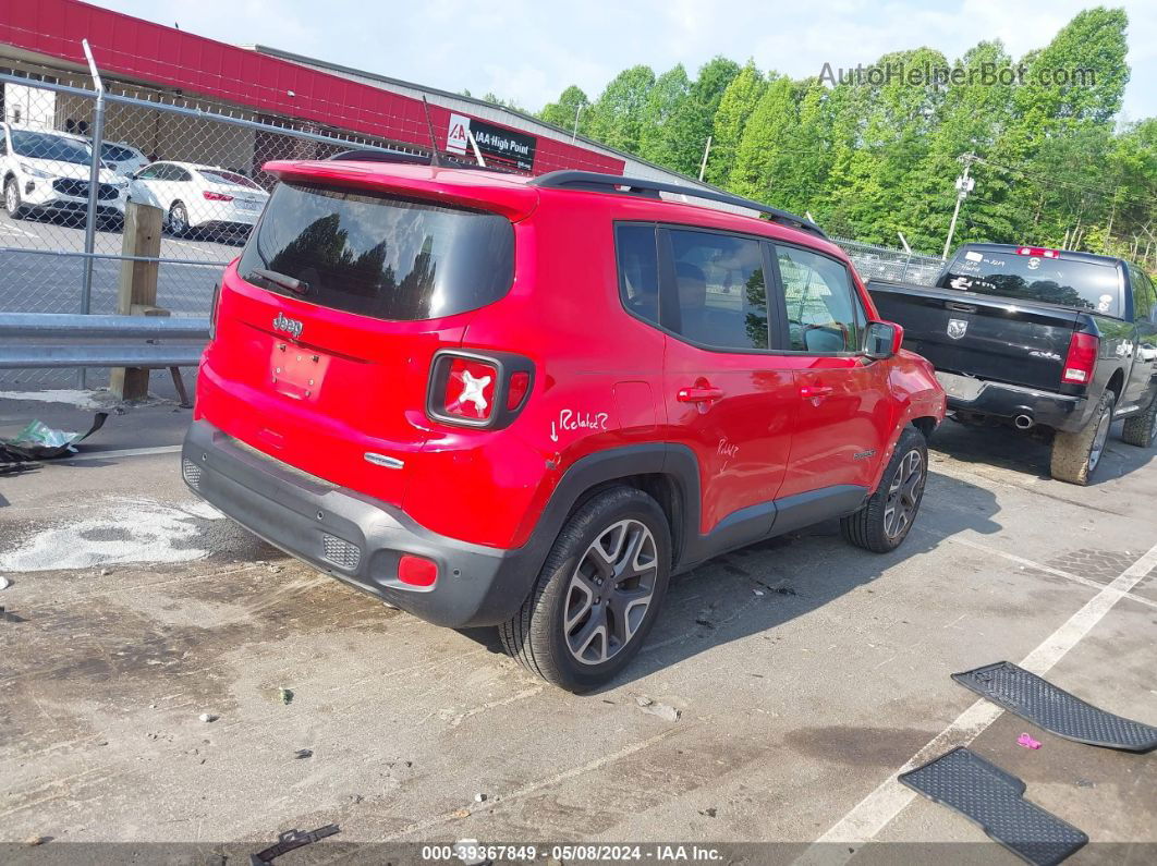 2018 Jeep Renegade Latitude Fwd Red vin: ZACCJABB9JPG80569