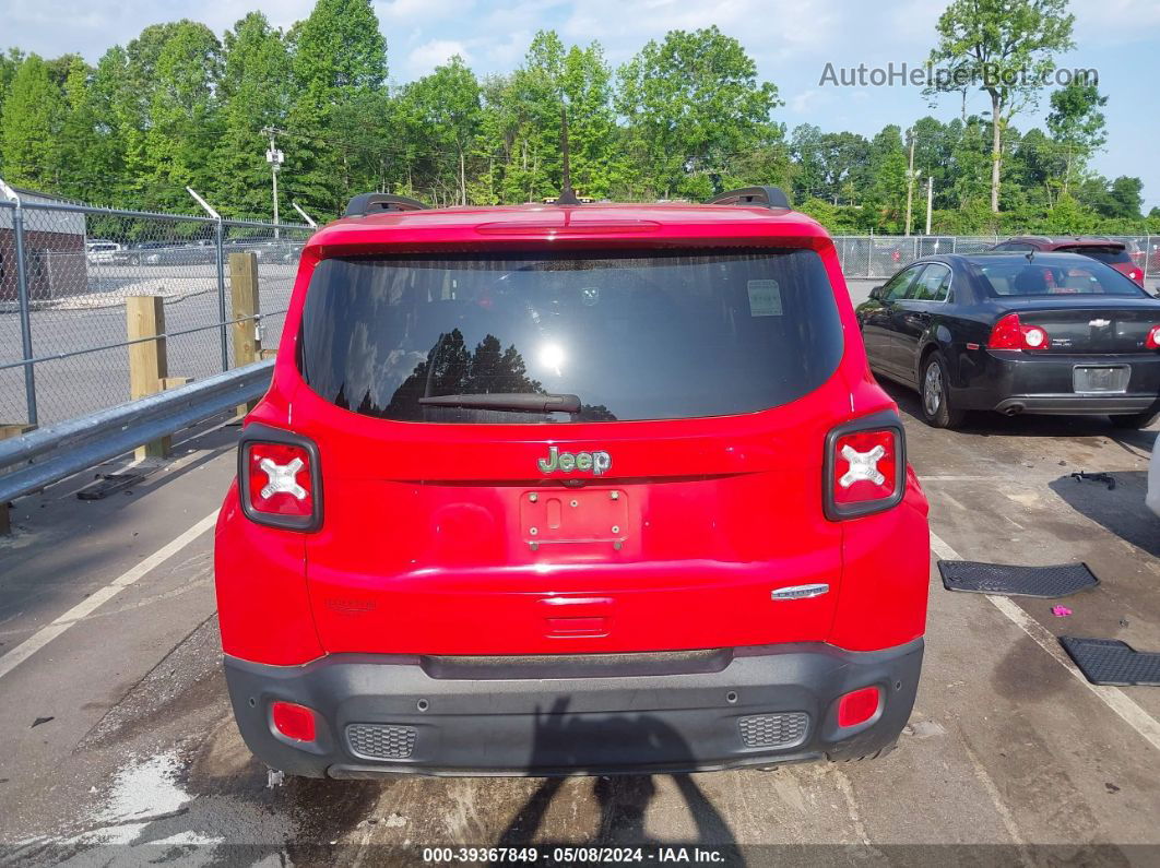 2018 Jeep Renegade Latitude Fwd Red vin: ZACCJABB9JPG80569