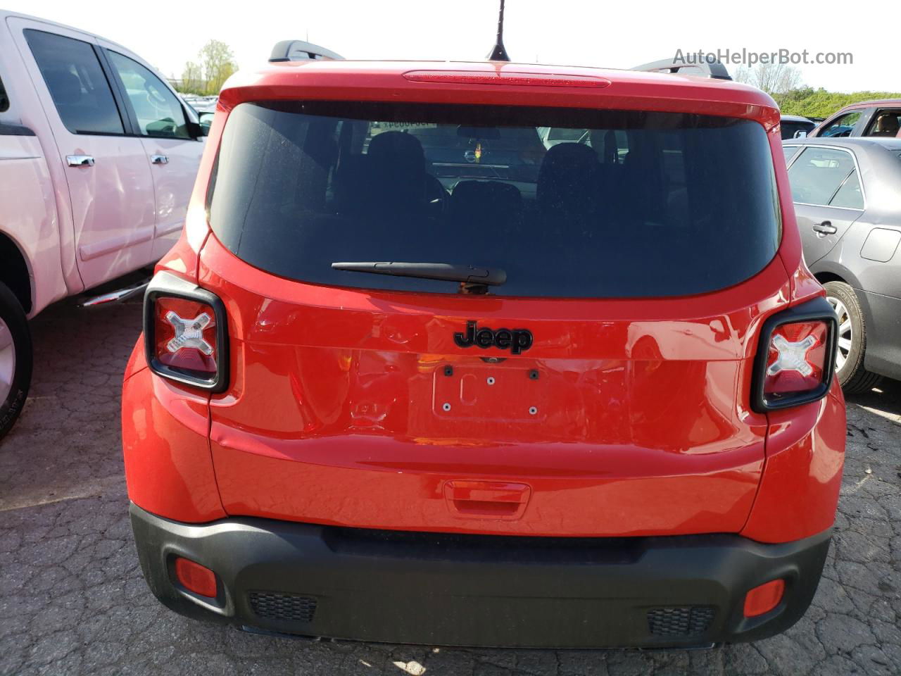 2018 Jeep Renegade Latitude Красный vin: ZACCJABB9JPH75813