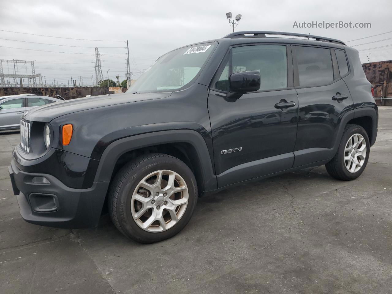 2018 Jeep Renegade Latitude Black vin: ZACCJABB9JPJ22881