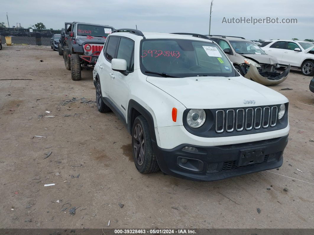 2017 Jeep Renegade Latitude Fwd White vin: ZACCJABBXHPF73623