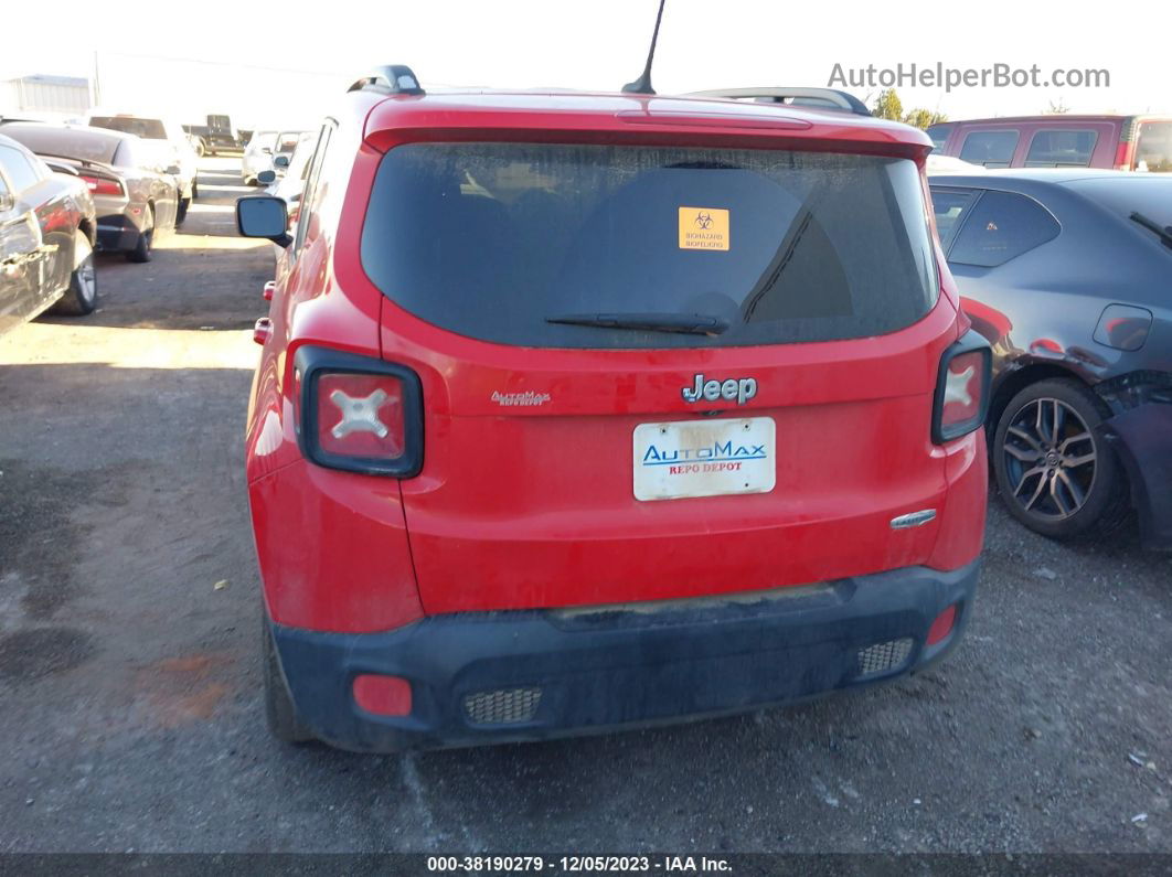 2017 Jeep Renegade Latitude Fwd Red vin: ZACCJABBXHPG23257