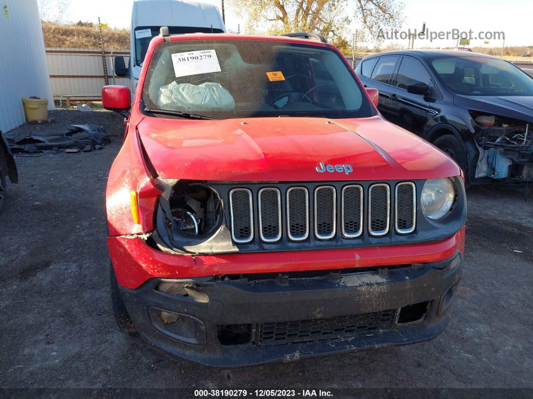 2017 Jeep Renegade Latitude Fwd Red vin: ZACCJABBXHPG23257