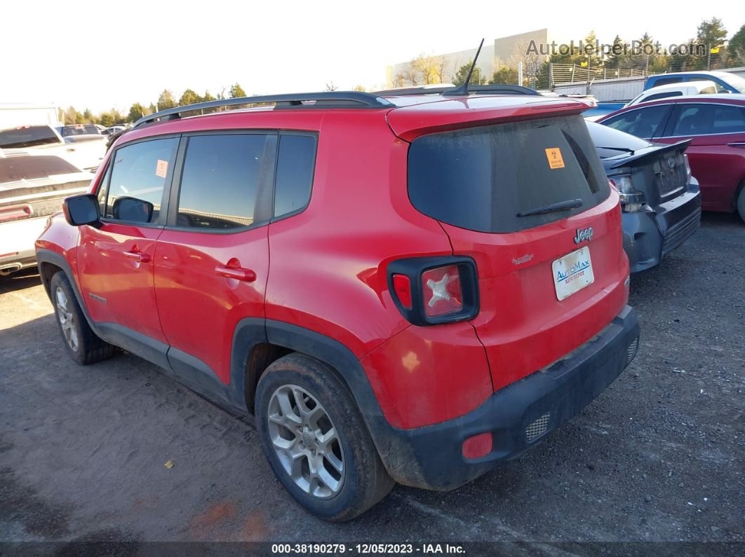 2017 Jeep Renegade Latitude Fwd Red vin: ZACCJABBXHPG23257