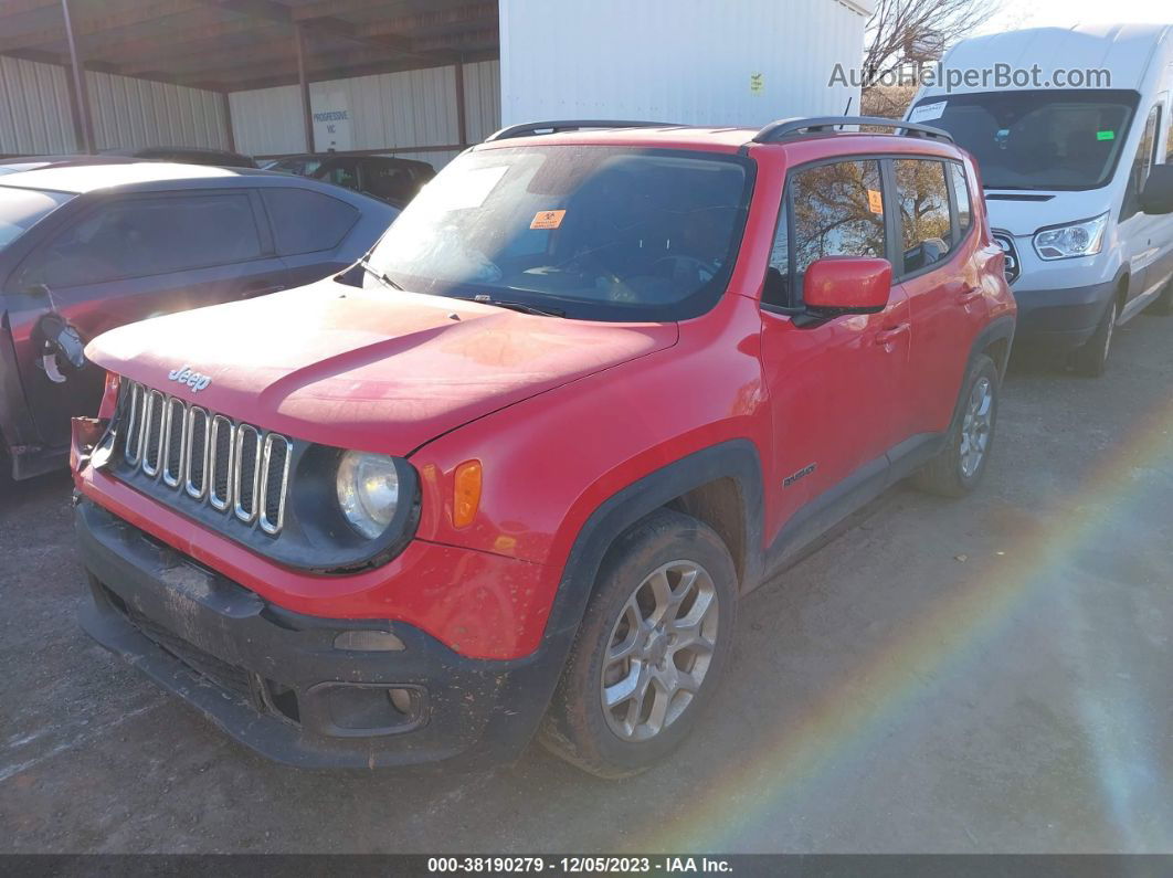 2017 Jeep Renegade Latitude Fwd Red vin: ZACCJABBXHPG23257