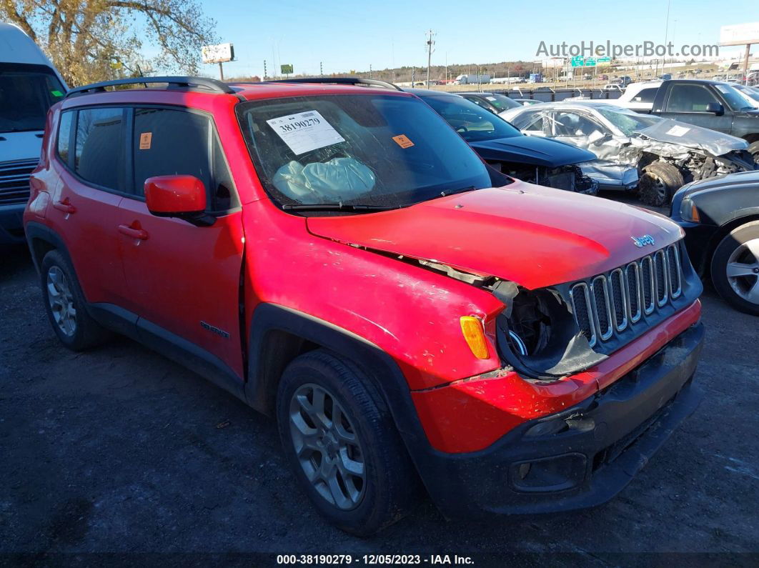 2017 Jeep Renegade Latitude Fwd Red vin: ZACCJABBXHPG23257