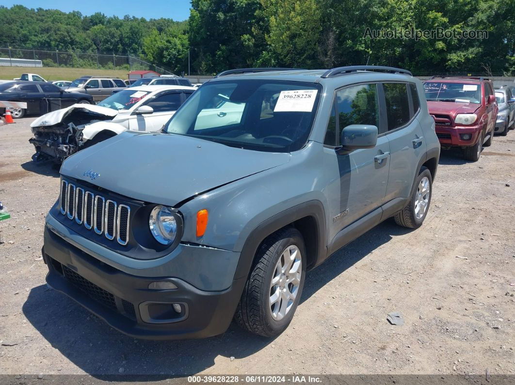 2017 Jeep Renegade Latitude Fwd Серебряный vin: ZACCJABBXHPG28958