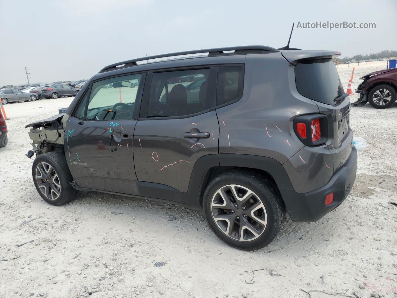 2018 Jeep Renegade Latitude Серый vin: ZACCJABBXJPG71914