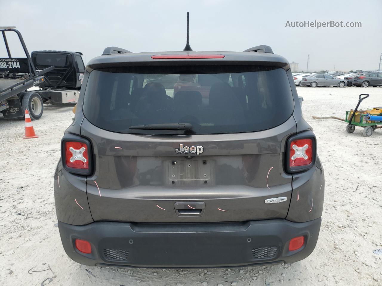 2018 Jeep Renegade Latitude Gray vin: ZACCJABBXJPG71914