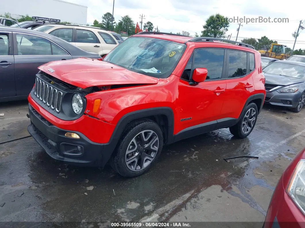 2018 Jeep Renegade Latitude Fwd Red vin: ZACCJABBXJPG81164