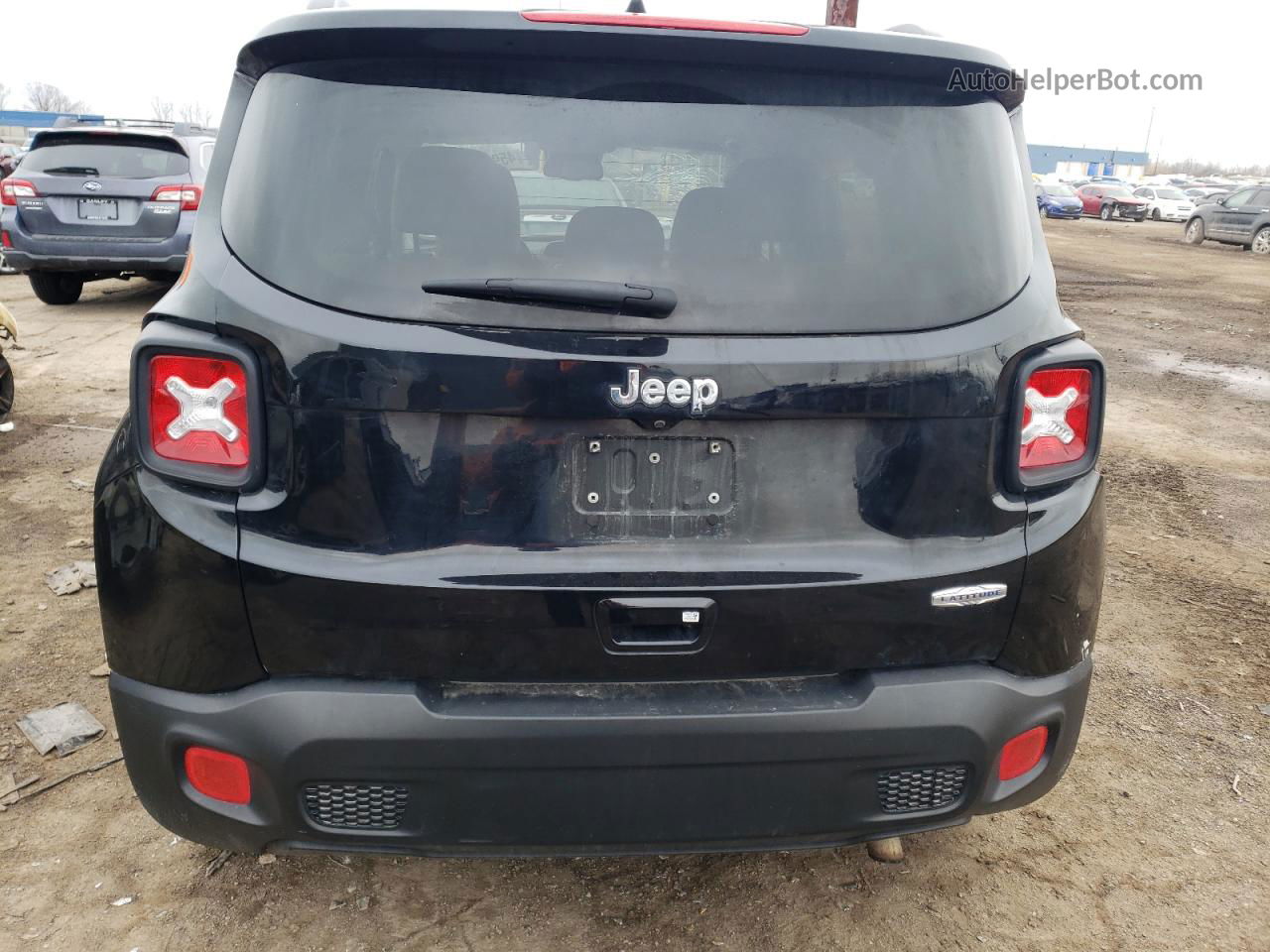 2018 Jeep Renegade Latitude Black vin: ZACCJABBXJPG99468