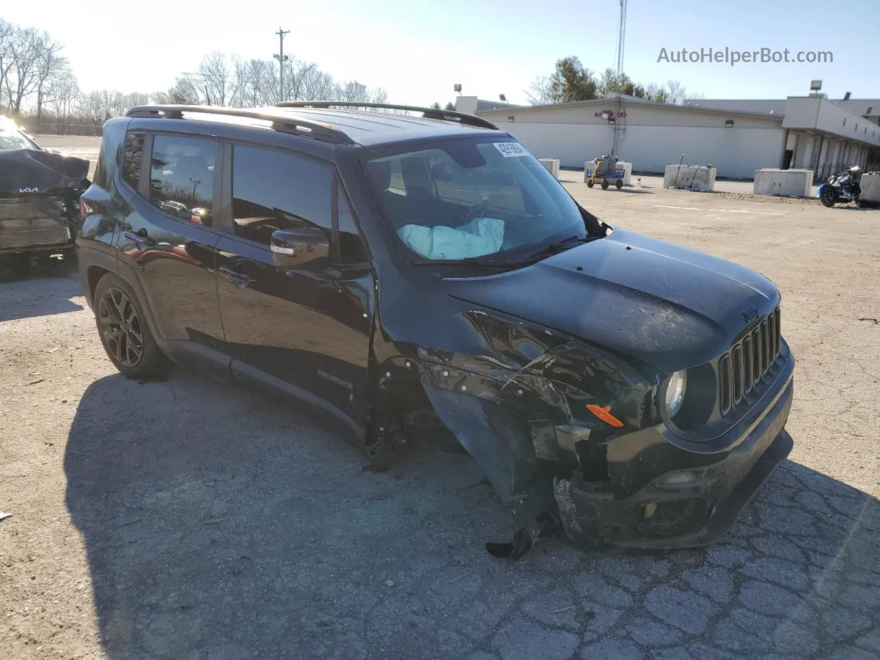 2018 Jeep Renegade Latitude Черный vin: ZACCJABBXJPH92264