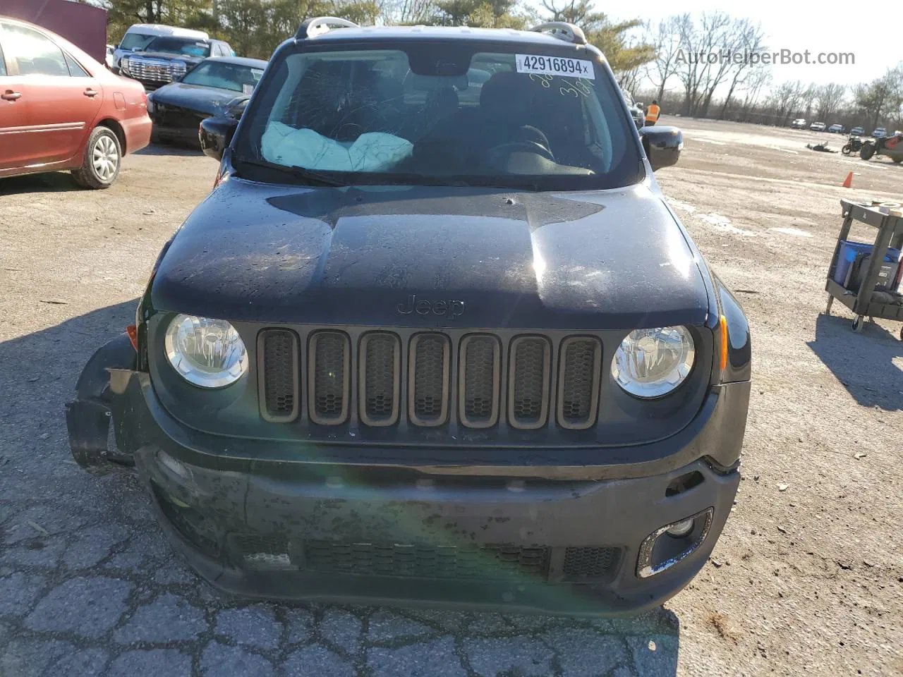 2018 Jeep Renegade Latitude Black vin: ZACCJABBXJPH92264