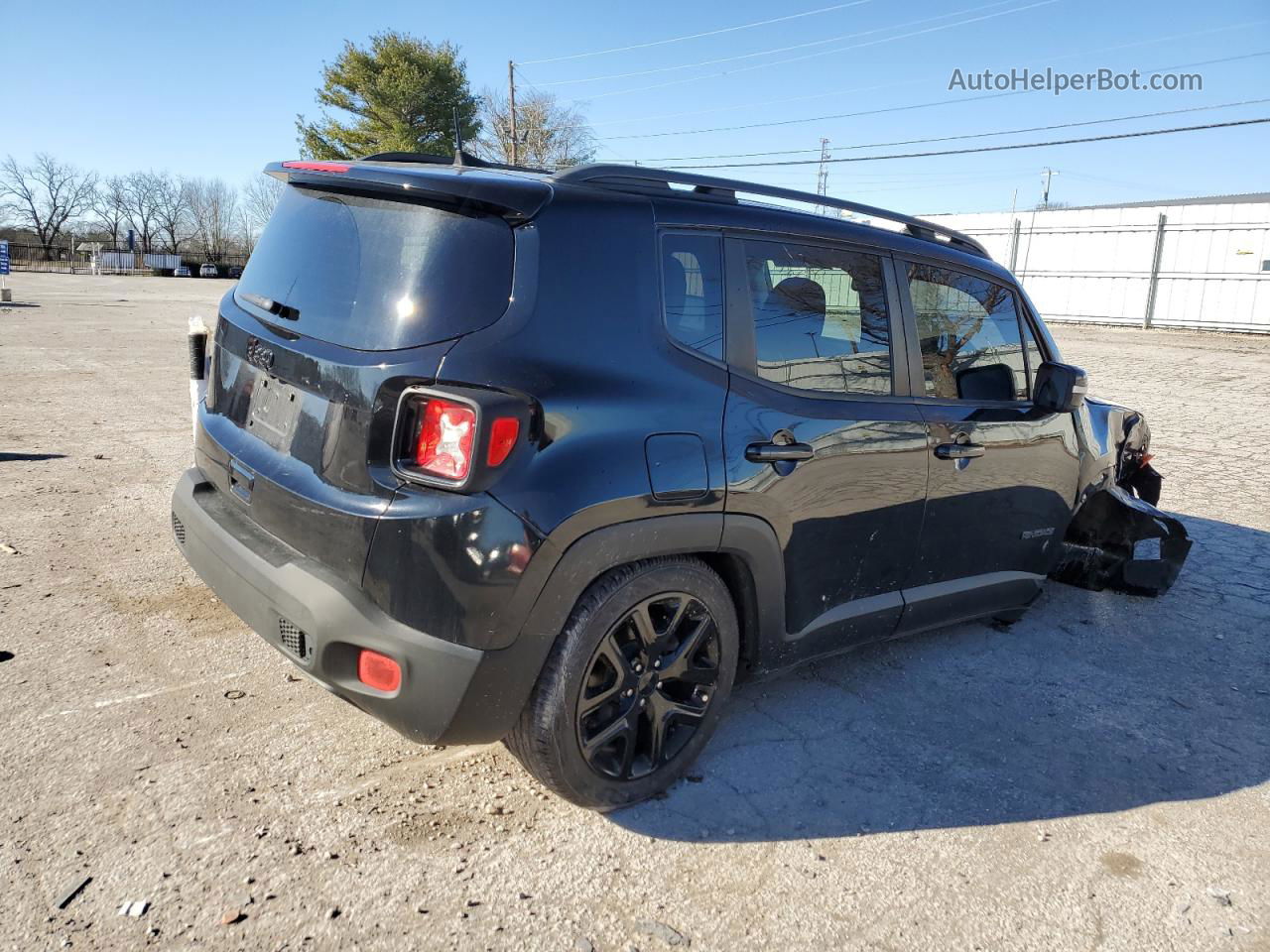 2018 Jeep Renegade Latitude Черный vin: ZACCJABBXJPH92264