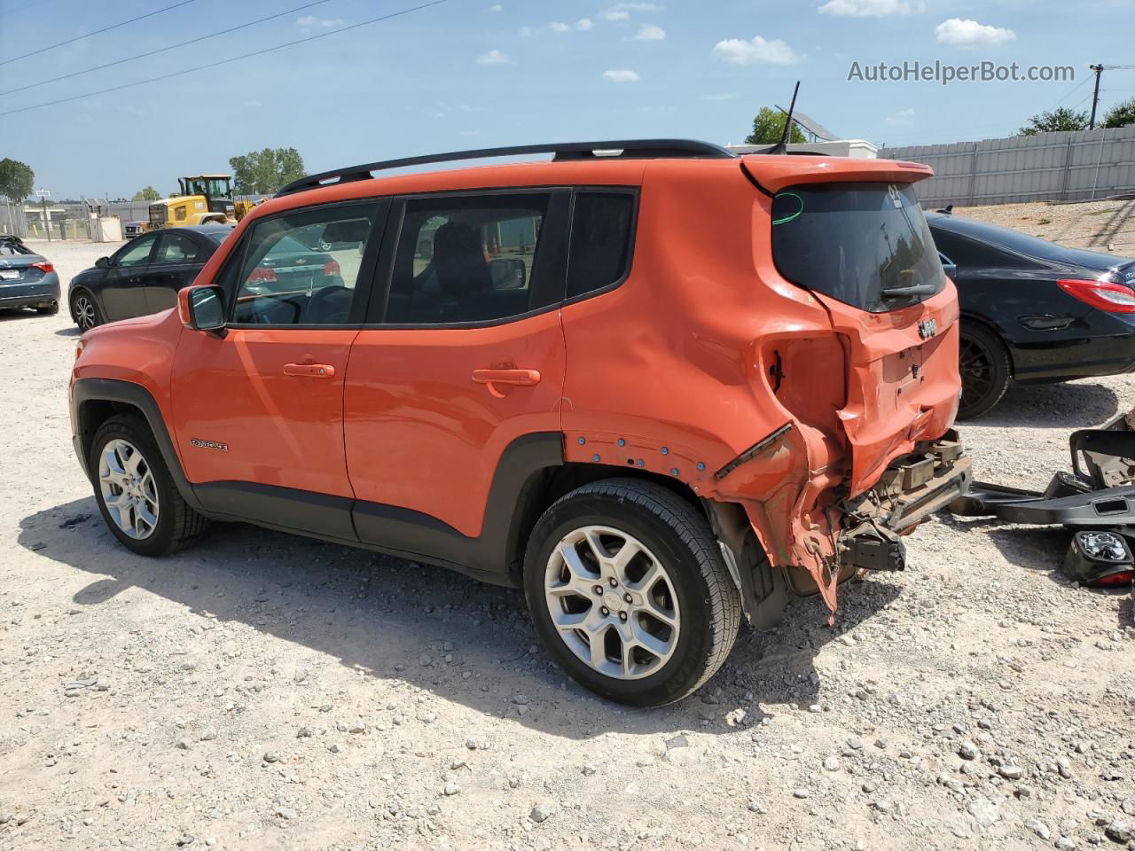 2018 Jeep Renegade Latitude Orange vin: ZACCJABBXJPJ19939