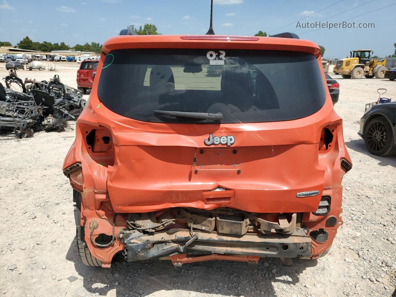 2018 Jeep Renegade Latitude Orange vin: ZACCJABBXJPJ19939