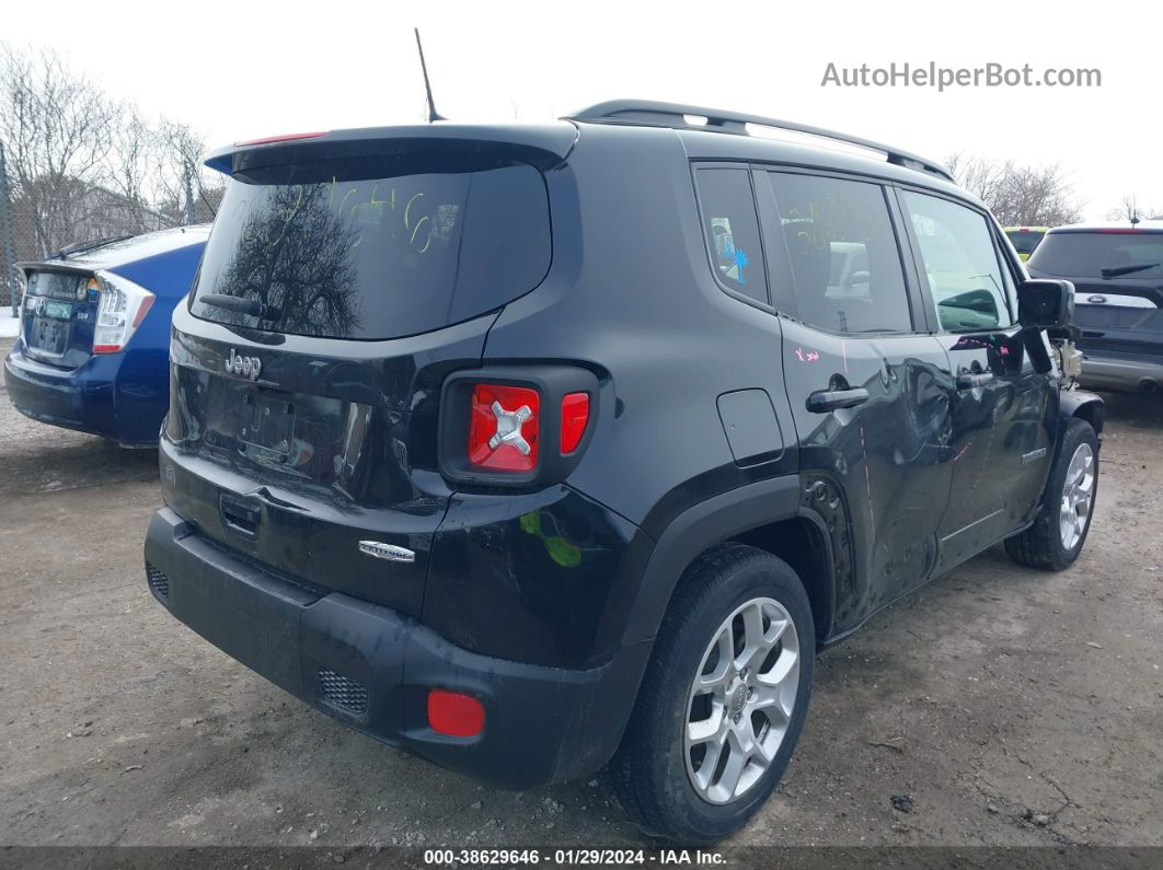 2018 Jeep Renegade Latitude Fwd Black vin: ZACCJABBXJPJ66484