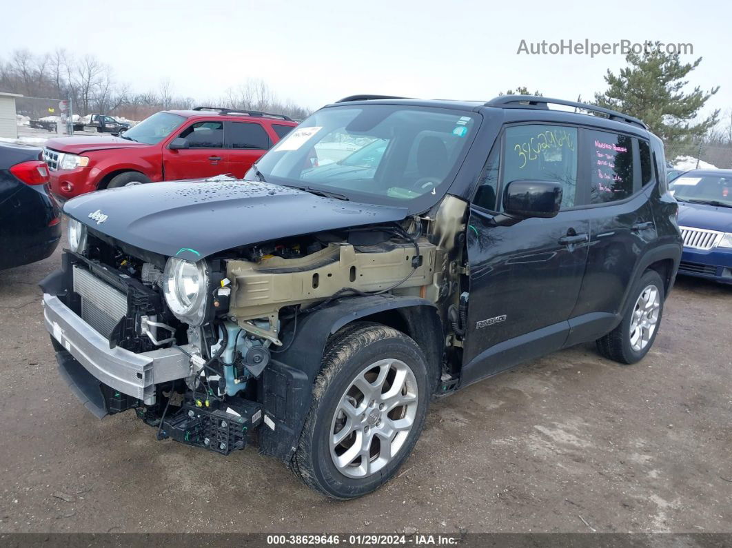 2018 Jeep Renegade Latitude Fwd Black vin: ZACCJABBXJPJ66484