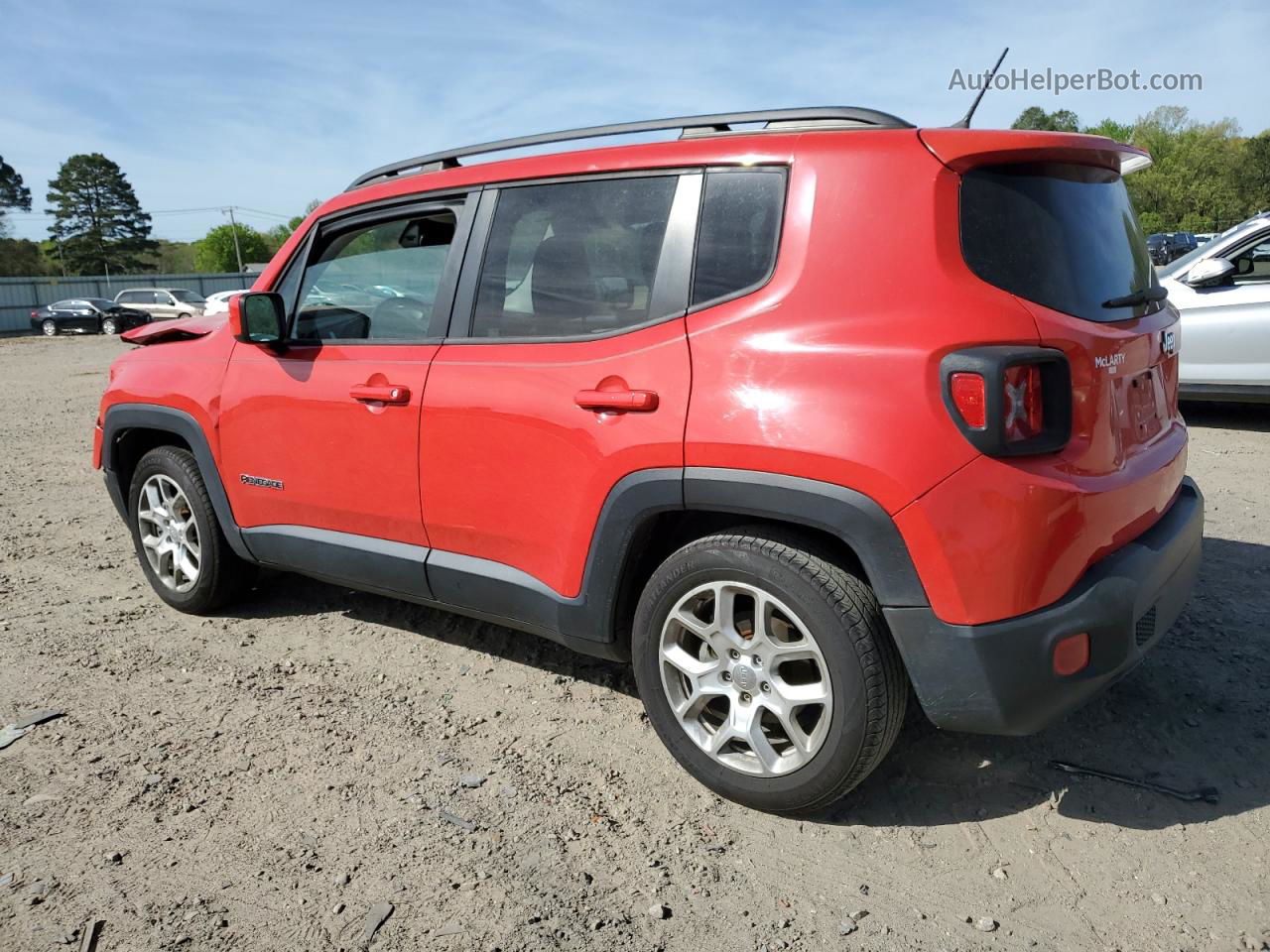 2015 Jeep Renegade Latitude Red vin: ZACCJABH0FPB58036