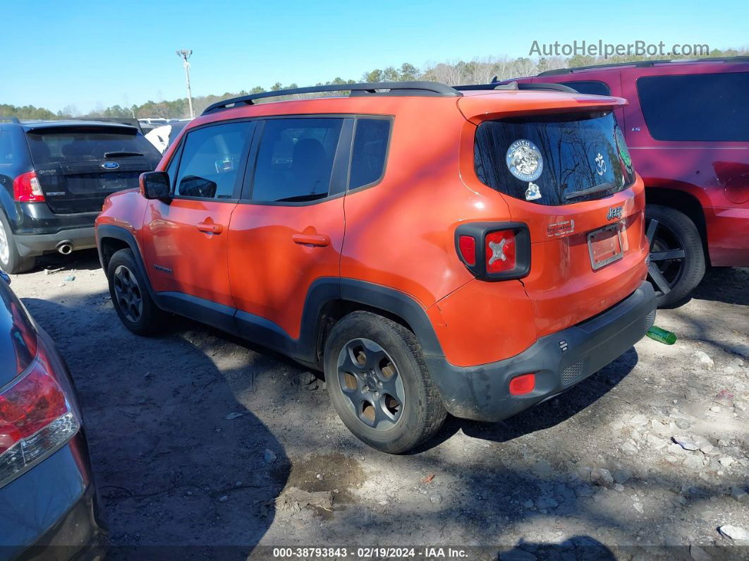 2015 Jeep Renegade Latitude Оранжевый vin: ZACCJABH0FPC16923